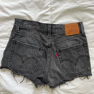 Black Levi Jean Shorts
